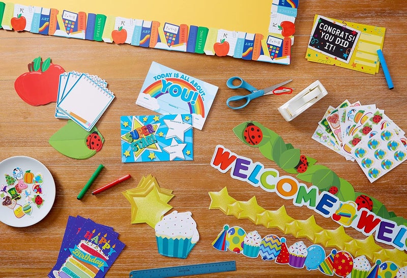 EUREKA Apple Paper Cut-Out Classroom Decorations for Teachers, 36 Pieces - Image 5